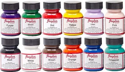 Angelus Acrylic Shoes Boots Handbags Leather Paint/Dye 1 oz/29.5 mL - Image 1 of 3