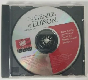 The Genius of Edison Version CD ROM 1.0 1996 Comptons New Media - Picture 1 of 3