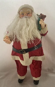 Vintage Handgefertigte Weihnachtsmann Figur 18" Weihnachtsdeko Bauernhaus Land EUC - Bild 1 von 10
