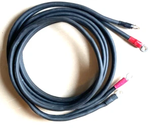 Seiwa 11ft Battery Cable Gauge 2 Double Cable w/Terminals For Marine Outboard - Picture 1 of 5