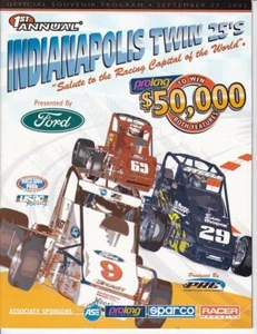 Primera edición del programa Indianápolis Twin 25s 2002/USAC - Imagen 1 de 1