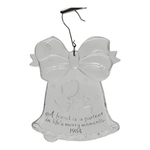 Hallmark "The Fun of Friendship" Keepsake Ornament 1984 Acrylic - Picture 1 of 7