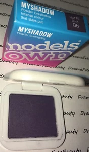 Models Own MyShadow Powder Eyeshadow Intense 06 * MATTE DUSK * Deep Purple BNIB - Picture 1 of 12