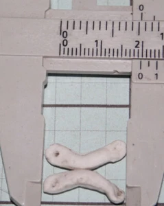 Antique old tiny original bisque arms to replay for Dollhouse Doll - Picture 1 of 7