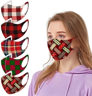 🚛Fast Shipping! 5 Breathable Comfortable Skin-Friendly Reusable Facemasks - Image 1 of 4