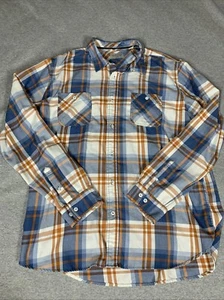 Weatherproof Vintage Men's Burnt Out Plaid Shirt XXL - Picture 1 of 11