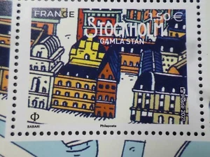FRANCE 2021, timbre STOCKHOLM, GAMLASTAN CAPITALES EUROPE, neuf** MNH stamps - Photo 1/1