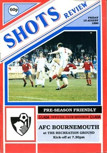 Aldershot v AFC Bournemouth 10/08/90 Friendly - Picture 1 of 1