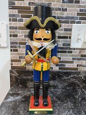 Musketeer Nutcracker Wood Musketeer Multicolored Painted Collectible