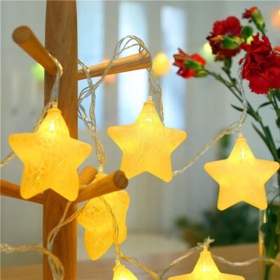 LED Star Lights String Lamp Fairy Wedding Christmas Tree Party Home Room Decor - Image 1 of 4