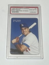 Mike Piazza Rookie Graded 1994 Mother's Cookies #2 (PSA GEM MINT 10)