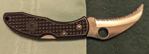 SpyderCo🕷 Knife EARLY C08 CLIPIT MERLIN Plastic Clip Never Used See Tip - Picture 1 of 13