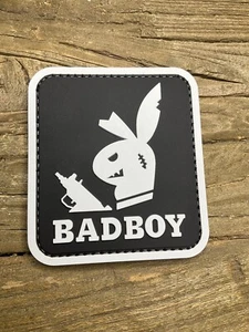 BadBoy Patch Satire PVC Tactical Morale (HOOK-3D PVC Rubber) Playboy Bunny - Bild 1 von 3
