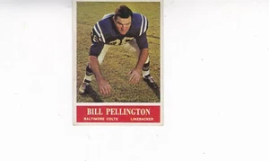 1964 Philadelphia #9 Bill Pellington Near Mint Baltimore Colts - Picture 1 of 1