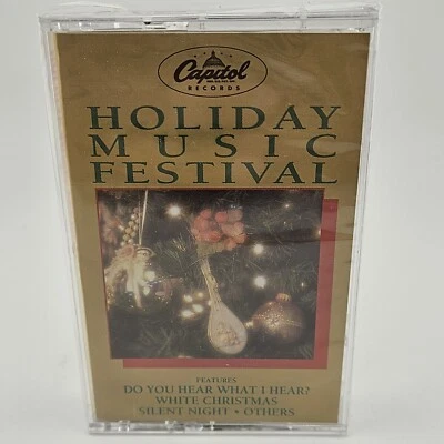 Holiday Music Festival - Cassette - Sealed - Bing Crosby - Dean Martin *Buy2Get1 - Image 1 of 4