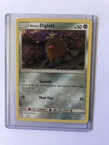 Alolan Diglett McDonalds Promo 9/12 Holo Bleed Pokemon Card Excellent Condition - Picture 1 of 3