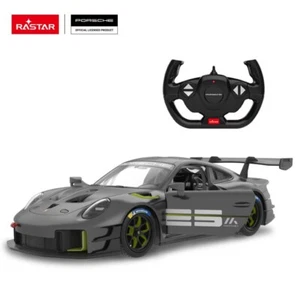 Rastar 99500 1:14 Porsche 911 GT2 RS Scale RC Kids Toy Car with Remote - Grey - Picture 1 of 6