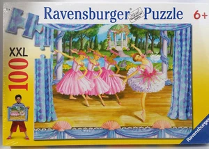 LOT 2 NEW Ravensburger Ballet World Jigsaw Puzzle 100 XXL pieces + Ballet Book - Picture 1 of 6