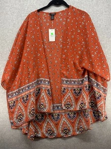 *NUOVO* Kimono donna Rue 21 arancione - Foto 1 di 7