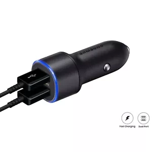 Samsung Adaptive Duo EP-L1100 - Schnellladegerät KFZ mit Dual USB Port - Bild 1 von 4