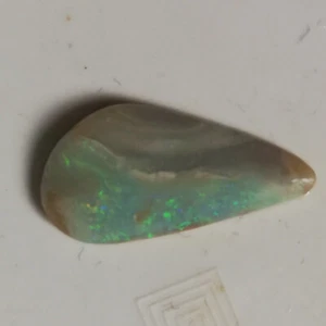 +VID 7.15CT AUSTRALIAN SEMI BLACK OPAL Lightning Ridge - Picture 1 of 7