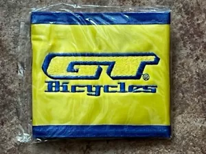 Raro PORTAFOGLIO BICI GT giallo/blu NOS vecchia scuola BMX Racing Freestyle Dyno - Foto 1 di 4