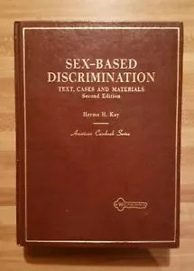 Sex-based Discrimination American Casebook Series Herma Kay 1981 - 2nd Edition - Imagen 1 de 6