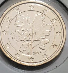 2002 Germany 1 Cent  Euromünze Deutsch.  CS#62 - Picture 1 of 4