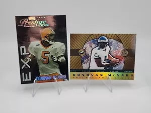 1999 CROWN ROYALE RC DONOVAN Mcnabb GOLD & 1999 Prestige EX38 #'d ROOKIE LOT - Picture 1 of 6