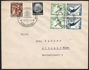 Sellos de Alemania Juegos Olímpicos / Sobre - Berlín 8.8.1938 - #SA24 - Imagen 1 de 3
