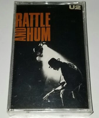 U2 SEALED RATTLE AND HUM TAPE CASSETTE CHROME DOLBY HX PRO ROCK CLUB EDITION BON - Image 1 of 4