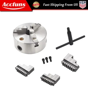 K11-160 Lathe Chuck 6" Metal Lathe Chuck Self-centering 3 Jaw Chuck New - Picture 1 of 12