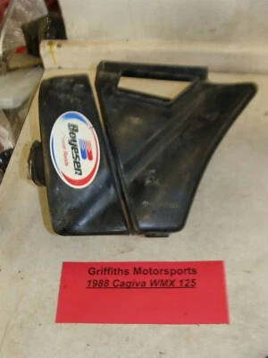 Cagiva WMX 125 49051 1988 caja de aire caja de aire respirador admisión carburador bota Ahrma Foto 1 de 4