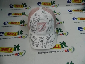 2008 TEAM SIGNED TAMPA LIGHTNING REEBOK HAT BREAST CANCER AWARENES (STAMKOS) - Picture 1 of 12
