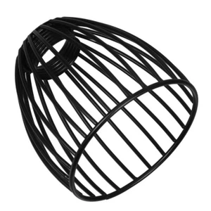 Wrought Iron Bird Cage Lampshade Pendant Cover Ceiling Fan Light Shades Clamp - Picture 1 of 12