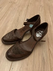 Sandalias Art Company Damas Cuero Marrón Encaje Frontal Talla EU 40 UK 7 - Imagen 1 de 3