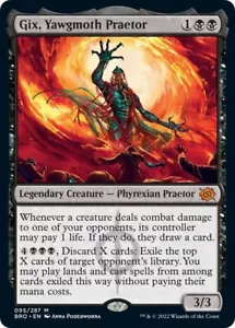 1x MTG BRO Gix, Yawgmoth Praetor, LP #095 - Picture 1 of 1