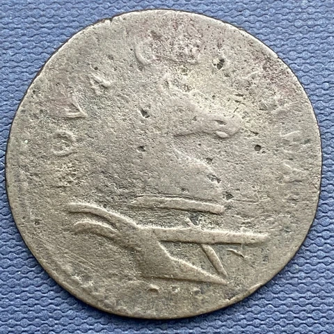 1786 New Jersey Colonial Copper Token ~ Nova Caesarea ~ Circulated Large #44404 Cover