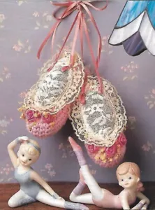 Potpourri Ballet Slippers crochet PATTERN INSTRUCTIONS - Picture 1 of 1