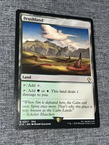 Brushland - FIC 0377 NM/M - MTG Magic Regular - Picture 1 of 2