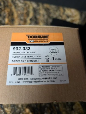 Dorman 902-033 Integrated Thermostat Housing Assembly With Sensor fits Chevrolet - Image 1 of 3