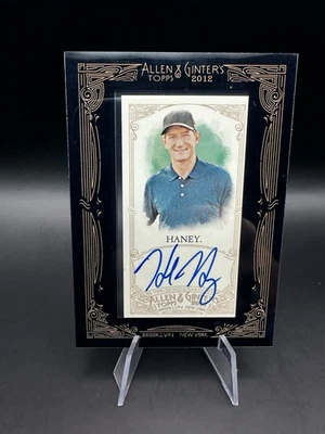 2012 Topps Allen & Ginter's - Framed Mini Autographs Hank Haney #AGA-HH (AU, RC) - Image 1 of 2