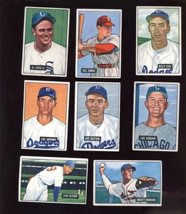 Lote de tarjetas de béisbol Bowman 1951 conjunto de inicio 52 diferentes en muy buen estado/excelente - Imagen 1 de 2