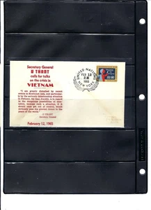 1965 Copertina UN EVENTO SPECIALE (U THANT chiama colloqui sulla crisi del Vietnam) - (614A) - Foto 1 di 1