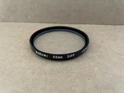 Vintage MARUMI 55mm DIFF Diffuser Japan Camera Filter Lens #32 - Image 1 of 4