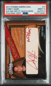 Americana Screen Gems Signature Corey Haim #/17 Red Inscriptions Watchers PSA 9 - Bild 1 von 2