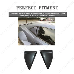 Cubierta de persiana de 1/4 cuarto ventana lateral FRP MP CPT cuchara para Chevrolet Camaro 10-15 - Imagen 1 de 11