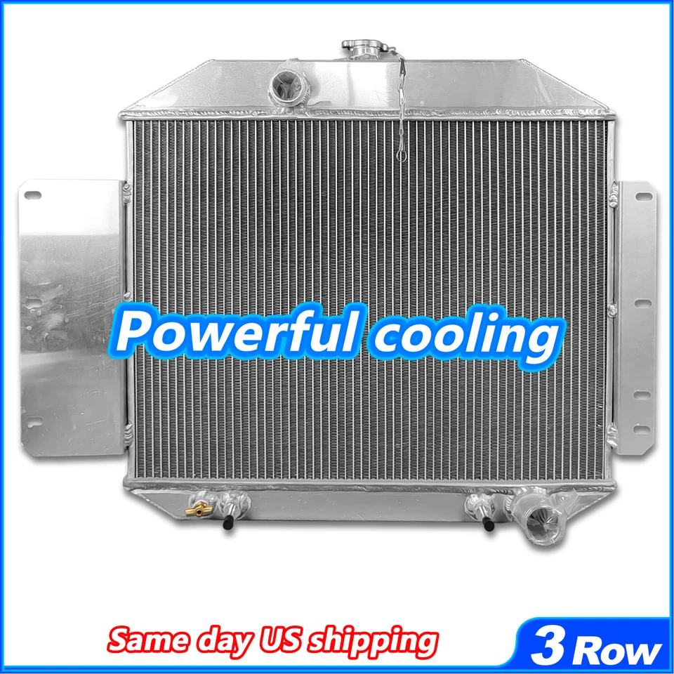 Full Aluminum Radiator for 1969 - 1974 1973 1972 1971 1970 Ford E-200 Econoline Foto 1 de 4