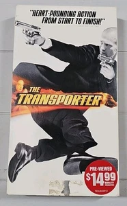 The Transporter VHS 2003 Blockbuster Blue Tape Jason Statham - Picture 1 of 5