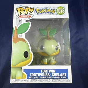 Funko Pop Pokemon: Turtwig Figure 2025 #1078 W/ Protector - Picture 1 of 2